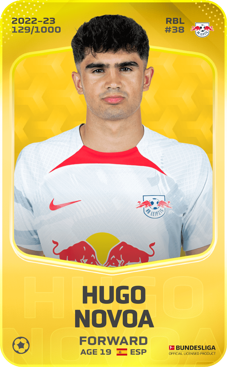 Hugo Novoa 2022-23 • Limited 129/1000