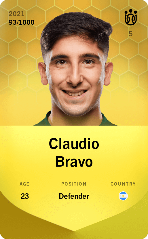 Claudio Bravo 2021-22 • Limited 93/1000