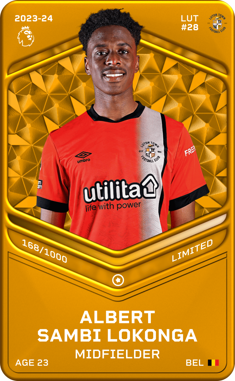 Albert Sambi Lokonga 2023-24 • Limited 168/1000