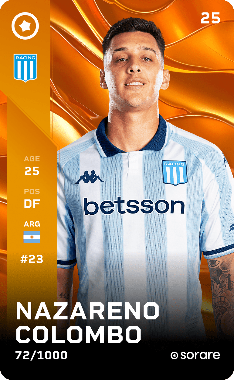 Nazareno Colombo 2025-26 • Limited 72/1000
