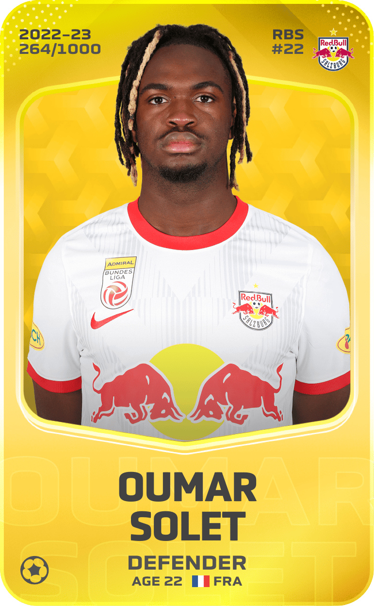 Oumar Solet 2022-23 • Limited 264/1000