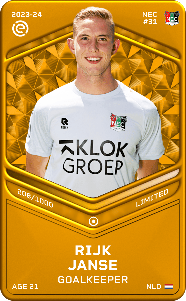 Rijk Janse 2023-24 • Limited 208/1000