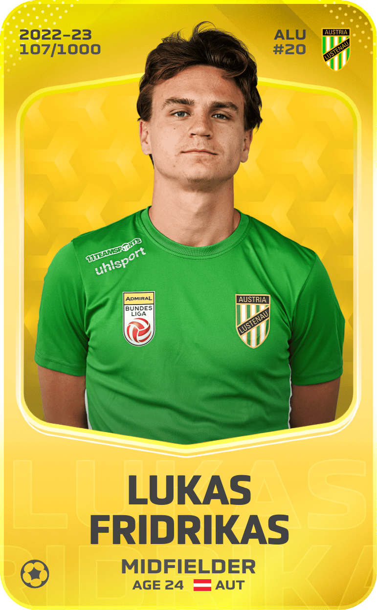 Lukas Fridrikas 2022-23 • Limited 107/1000