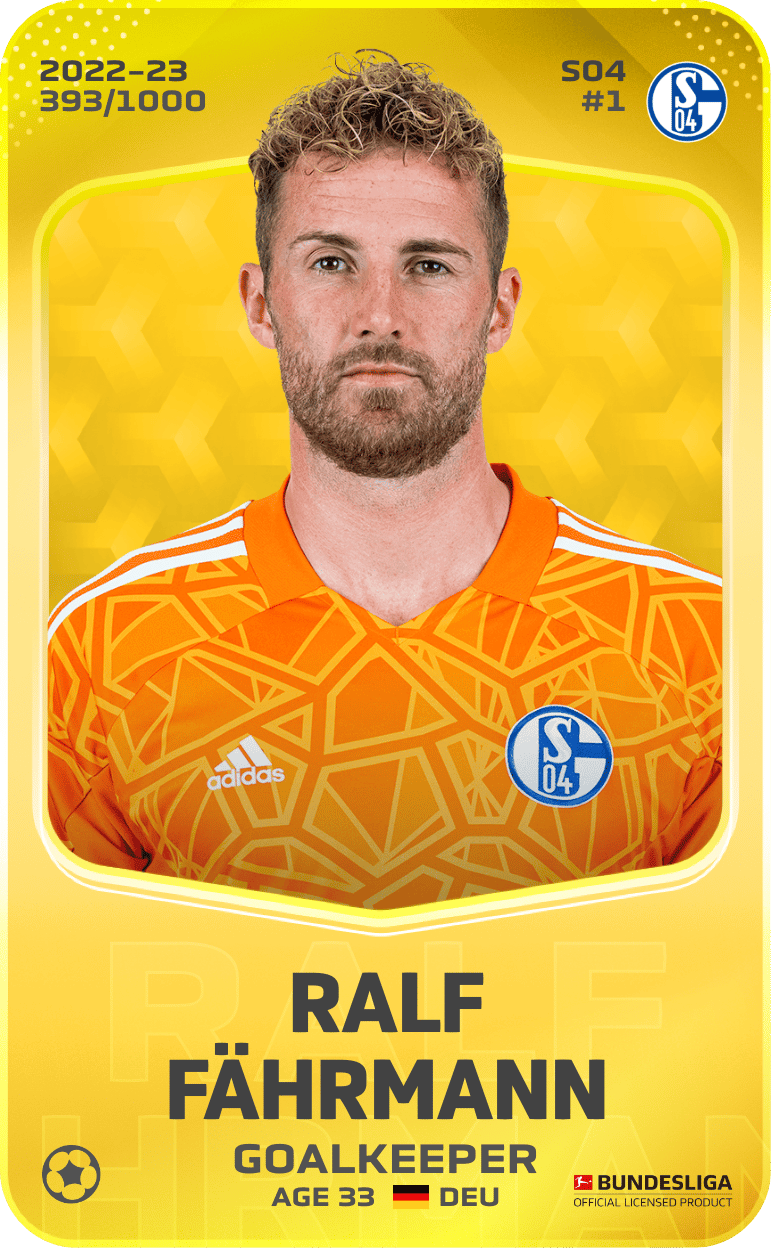 Ralf Fährmann 2022-23 • Limited 393/1000