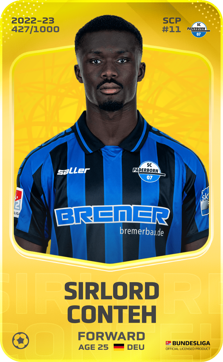 Sirlord Conteh 2022-23 • Limited 427/1000