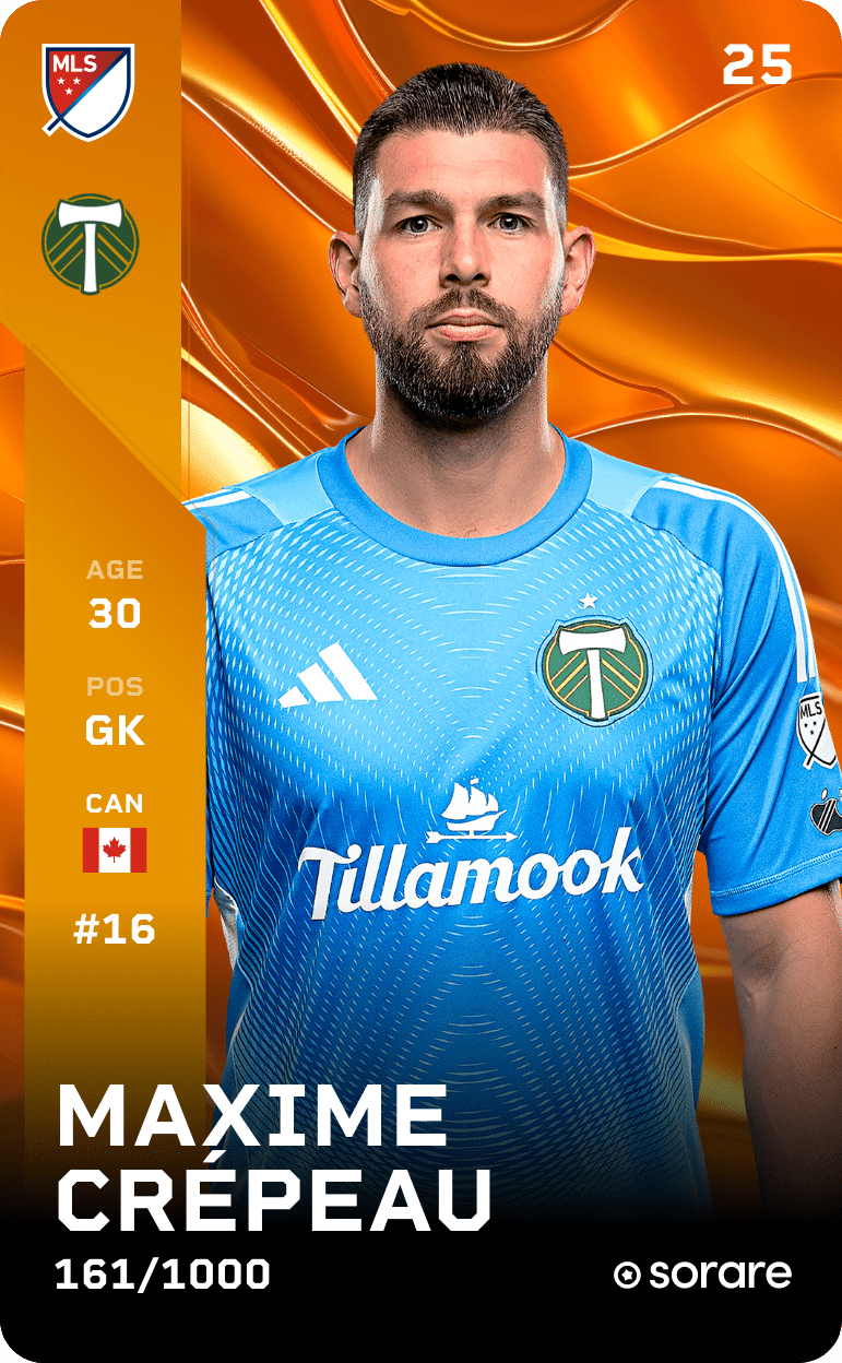 Maxime Crépeau 2025-26 • Limited 161/1000