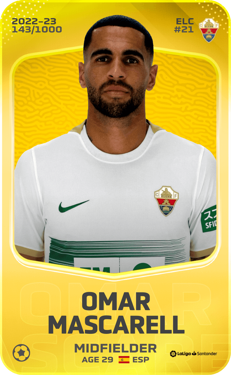 Omar Mascarell 2022-23 • Limited 143/1000
