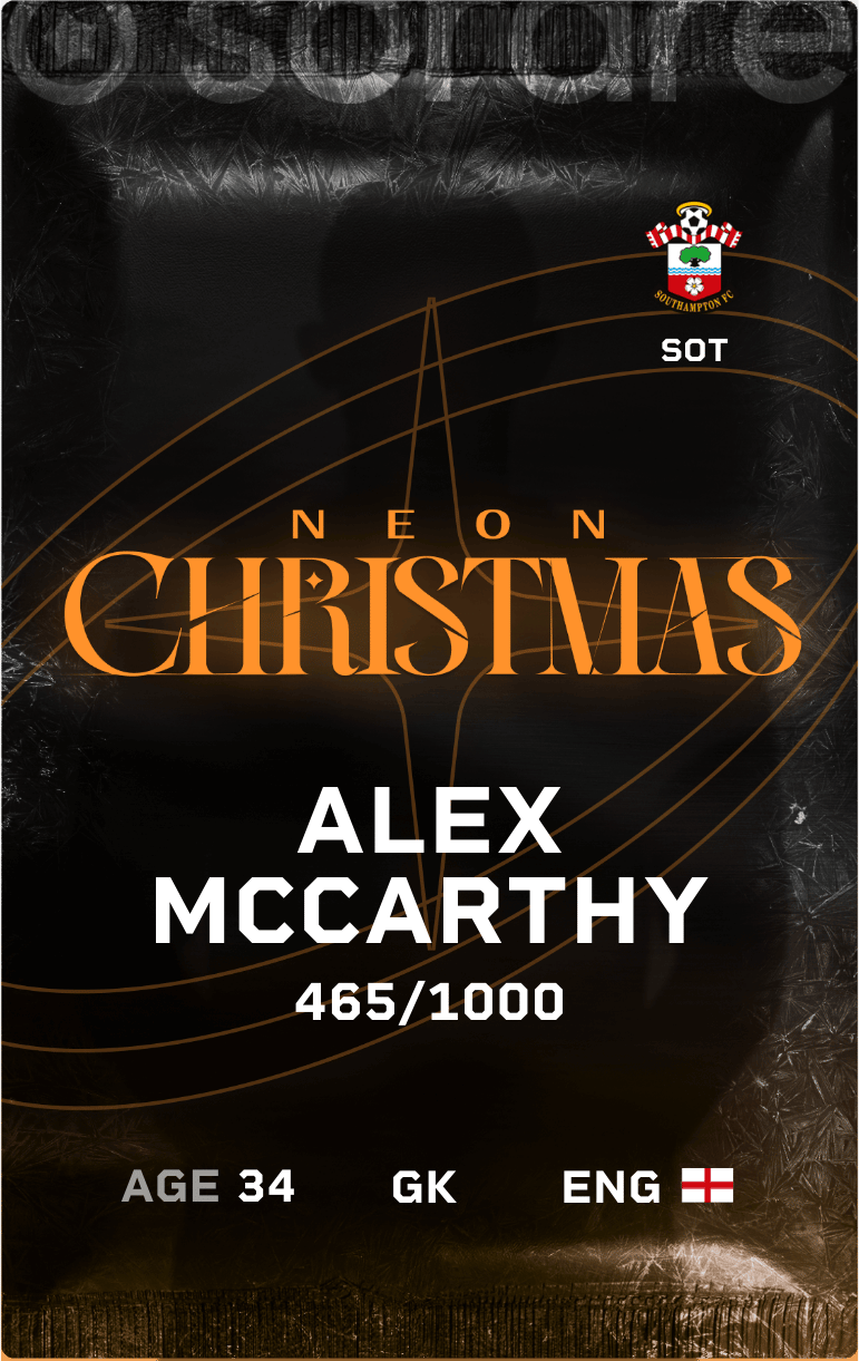 Alex McCarthy 2024-25 • Limited 465/1000