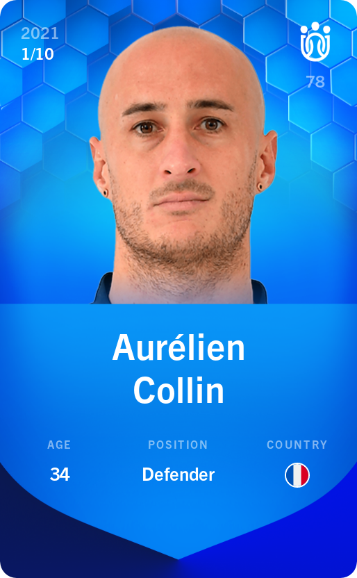Sorare - Sorare Official - Aurélien Collin 2021-22 • Super Rare 1/10 - NFT # 13084485519193524894171589867649815244204939572557225639538443874931565422202