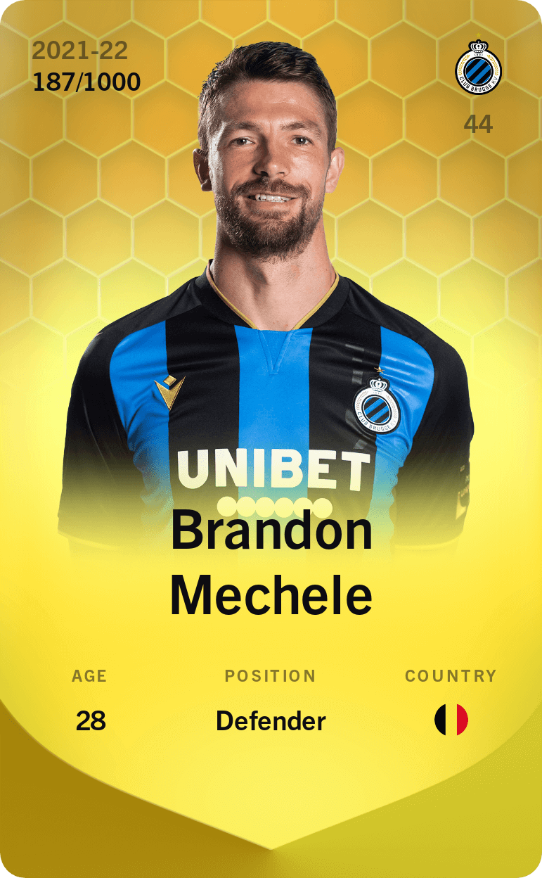 Brandon Mechele 2021-22 • Limited 187/1000