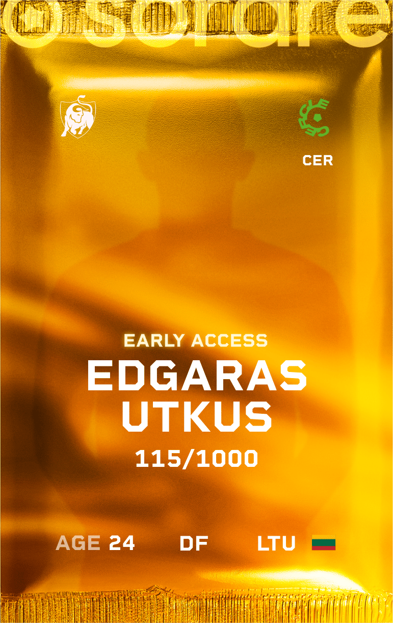 Edgaras Utkus 2024-25 • Limited 115/1000