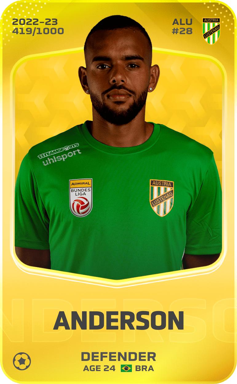 Anderson 2022-23 • Limited 419/1000