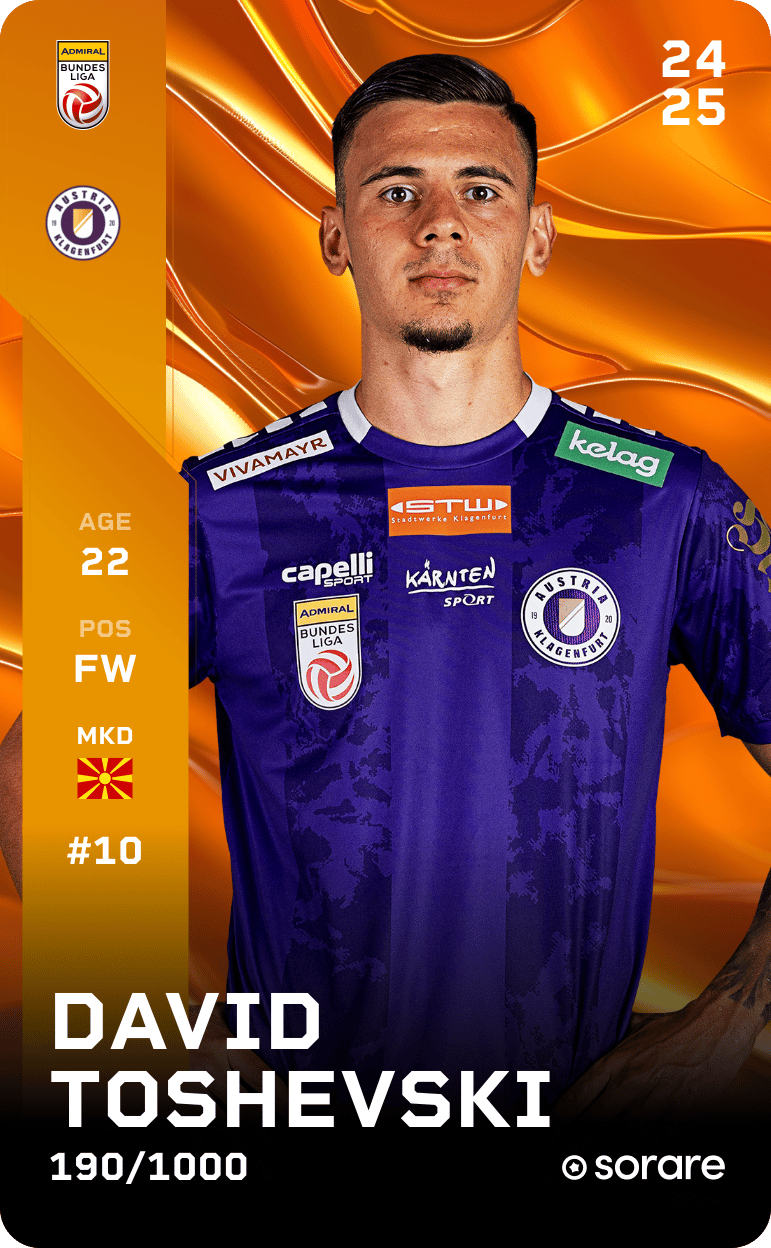 David Toševski 2024-25 • Limited 190/1000