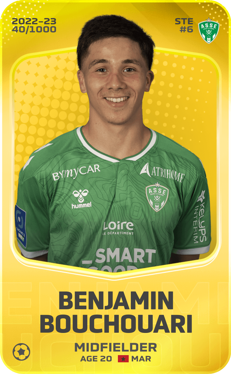 Benjamin Bouchouari 2022-23 • Limited 40/1000