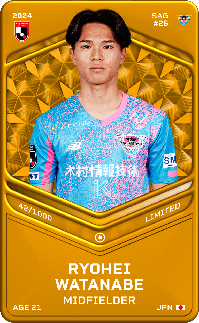 Ryohei Watanabe 2024-25 • Limited 42/1000