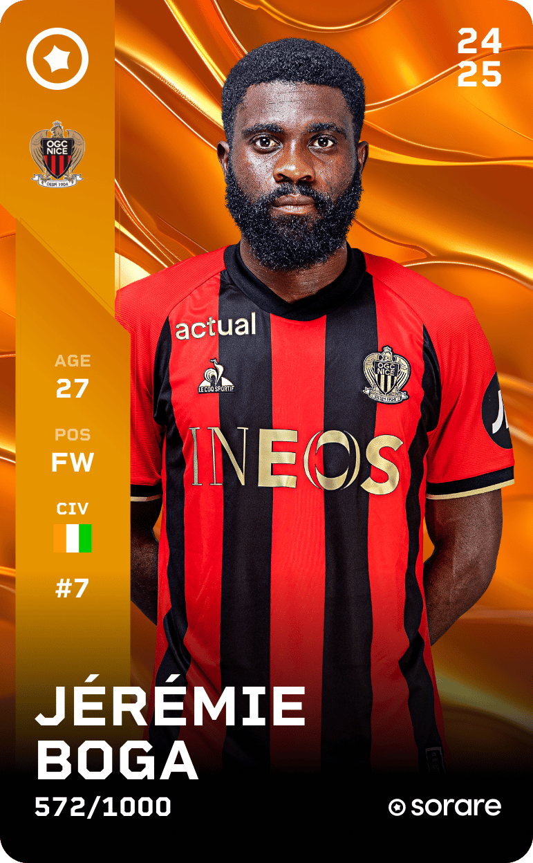 Jérémie Boga 2024-25 • Limited 572/1000