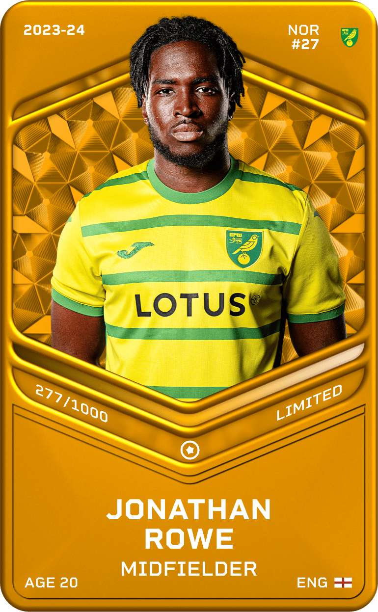 Jonathan Rowe 2023-24 • Limited 277/1000