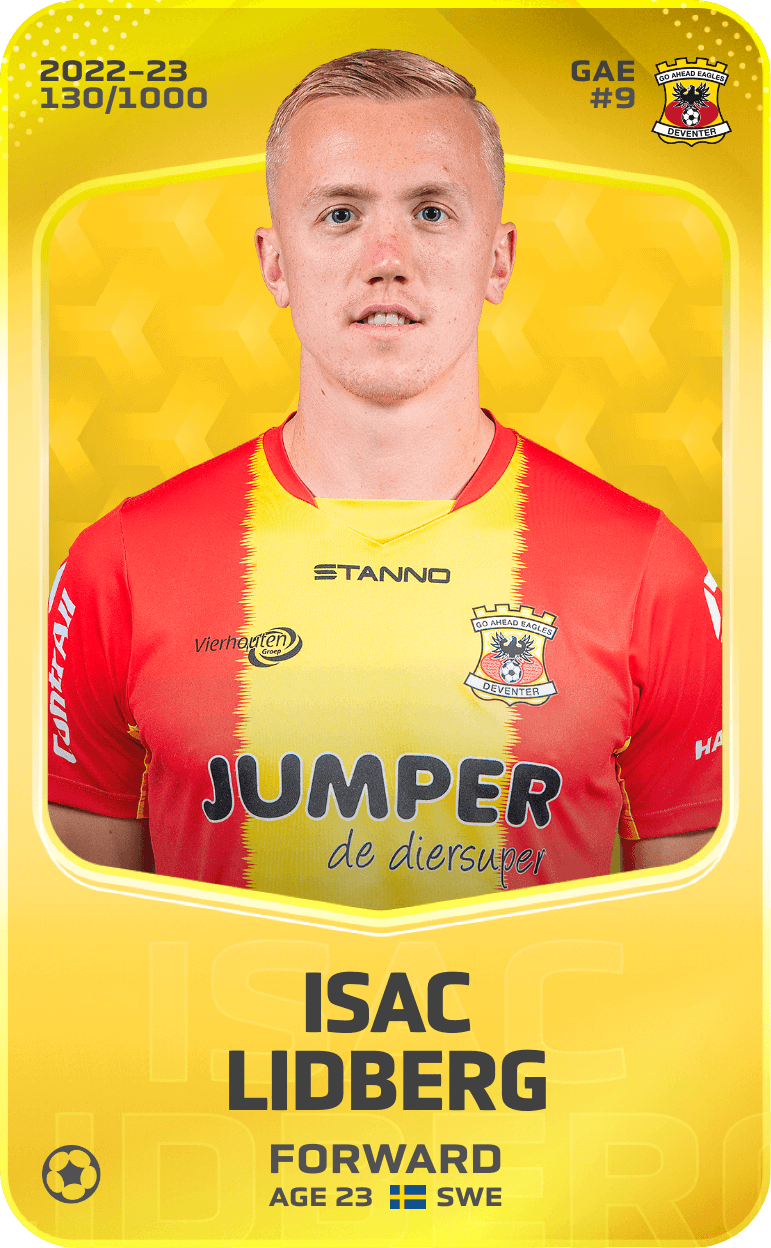 Isac Lidberg 2022-23 • Limited 130/1000