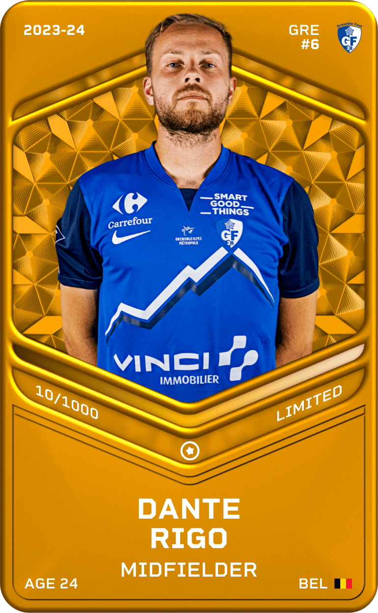 Dante Rigo 2023-24 • Limited 10/1000