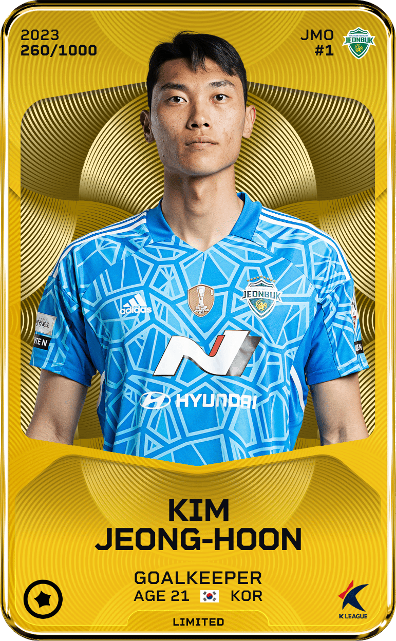 Kim Jeong-Hoon 2023-24 • Limited 260/1000