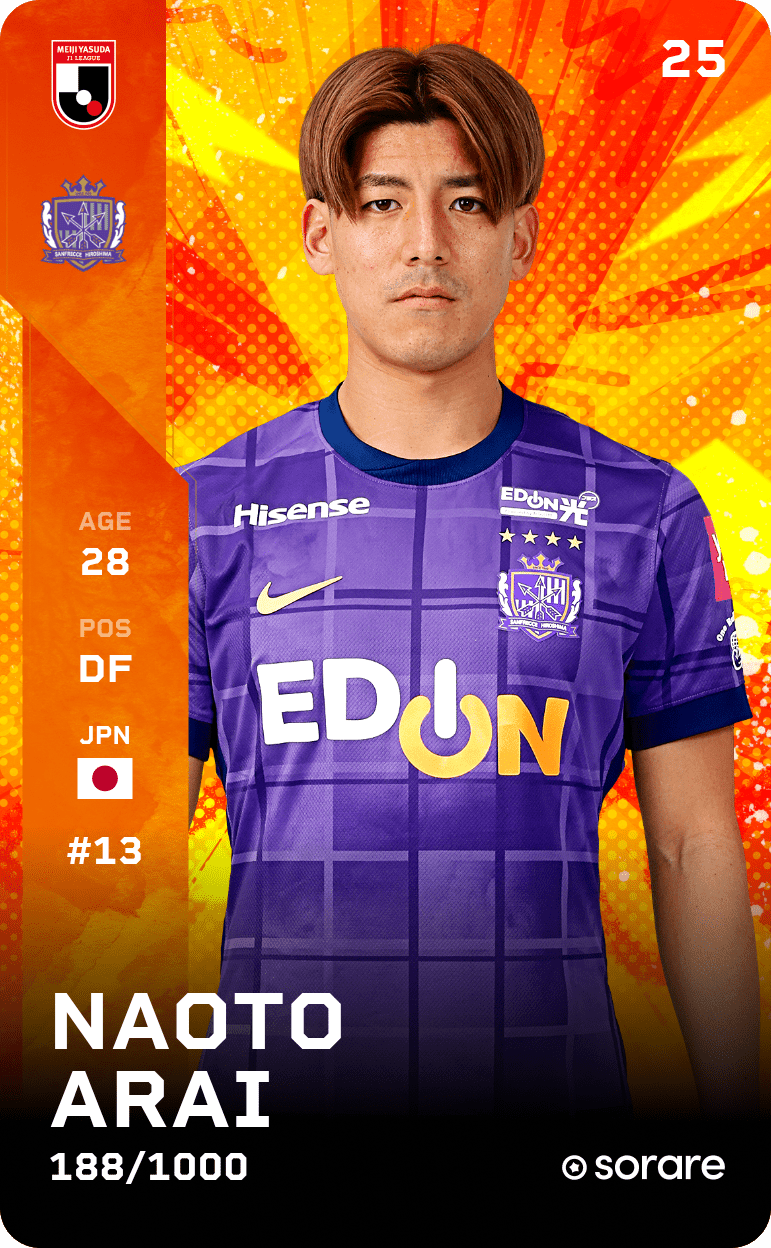 Naoto Arai 2025-26 • Limited 188/1000