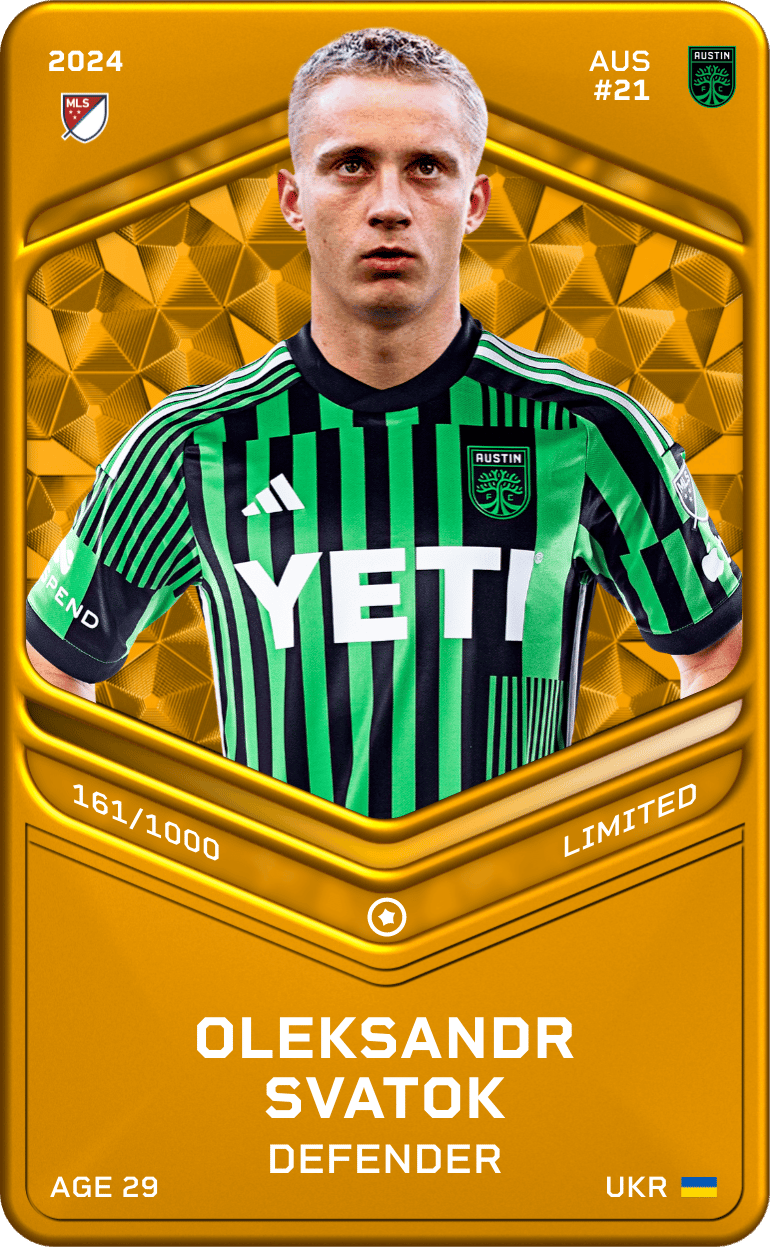 Oleksandr Svatok 2024-25 • Limited 161/1000