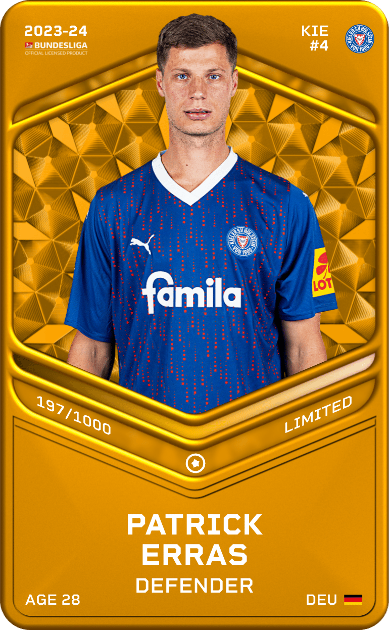 Patrick Erras 2023-24 • Limited 197/1000
