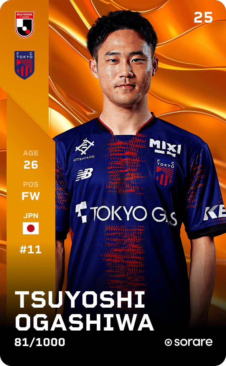 Tsuyoshi Ogashiwa 2025-26 • Limited 81/1000