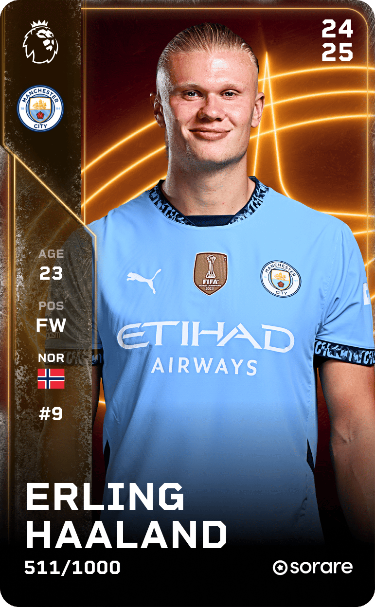 Erling Haaland 2024-25 • Limited 511/1000