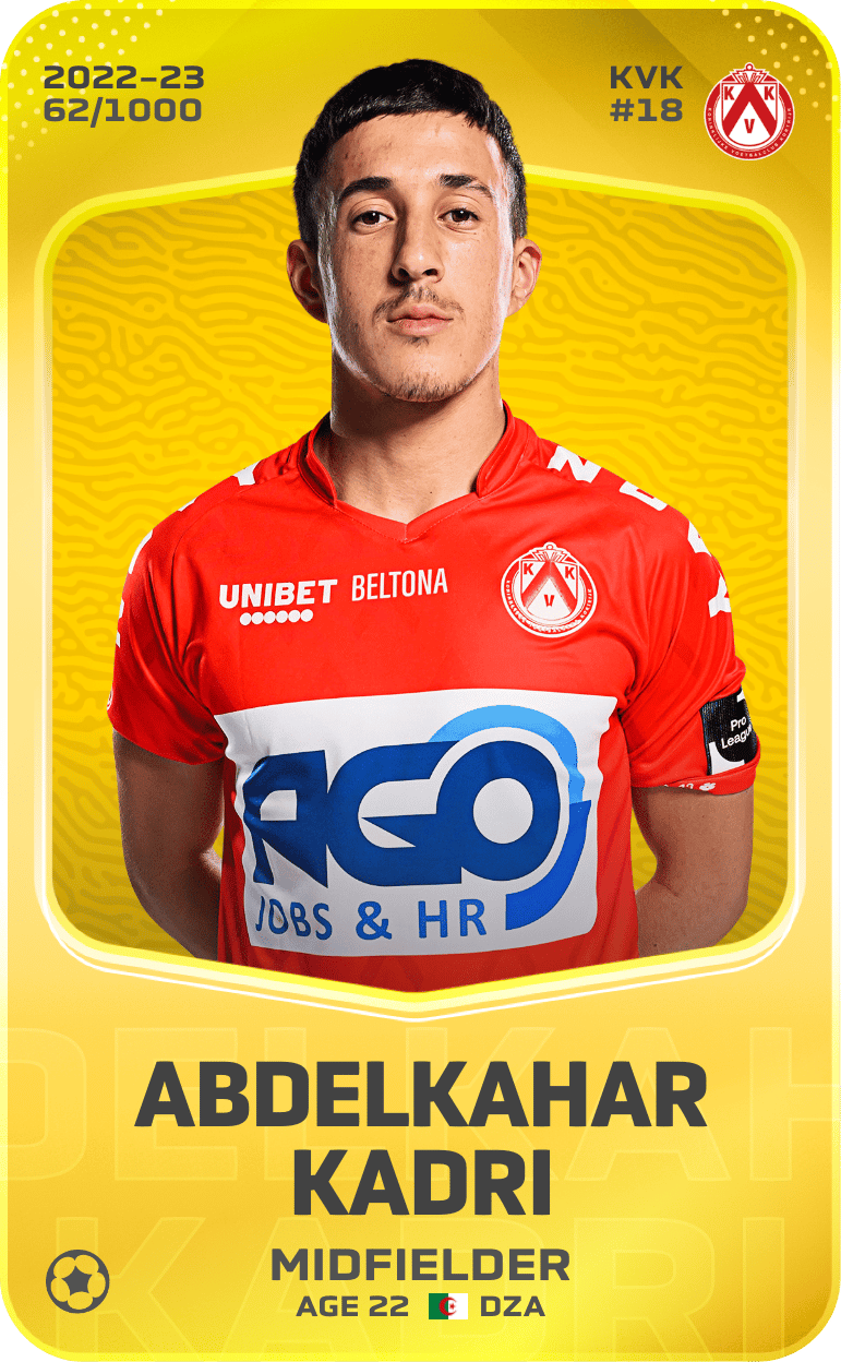 Abdelkahar Kadri 2022-23 • Limited 62/1000