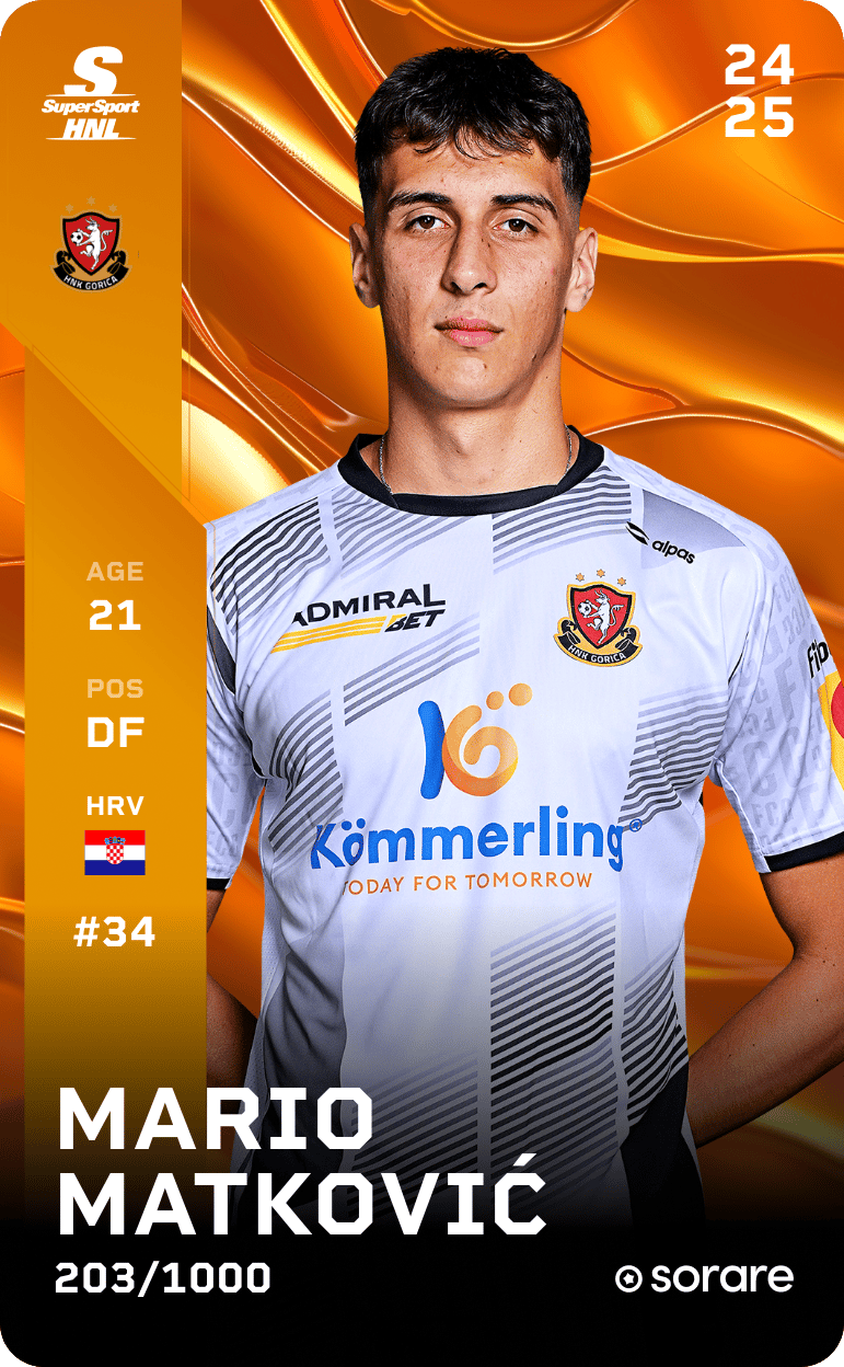 Mario Matković 2024-25 • Limited 203/1000