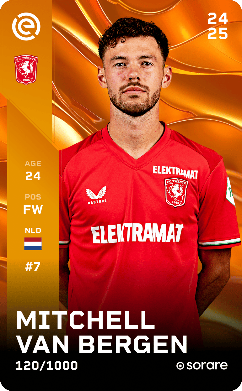 Mitchell van Bergen 2024-25 • Limited 120/1000