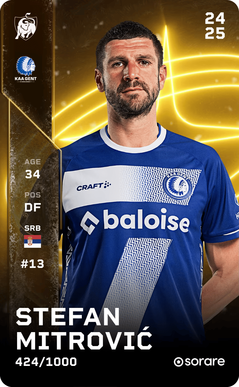 Stefan Mitrović 2024-25 • Limited 424/1000