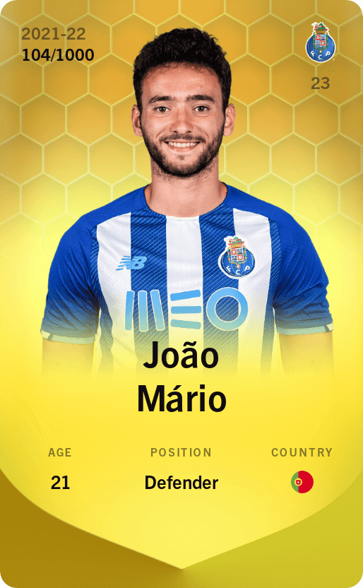 João Mário 2021-22 • Limited 104/1000