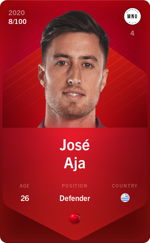 Sorare - Sorare Official - José Aja 2020-21 • Rare 8/100 - NFT # 63697774397189064398533607059710338565568759673255257880434297797846157455478