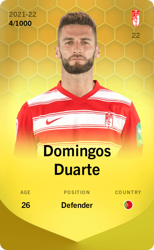 Domingos Duarte 2021-22 • Limited 4/1000