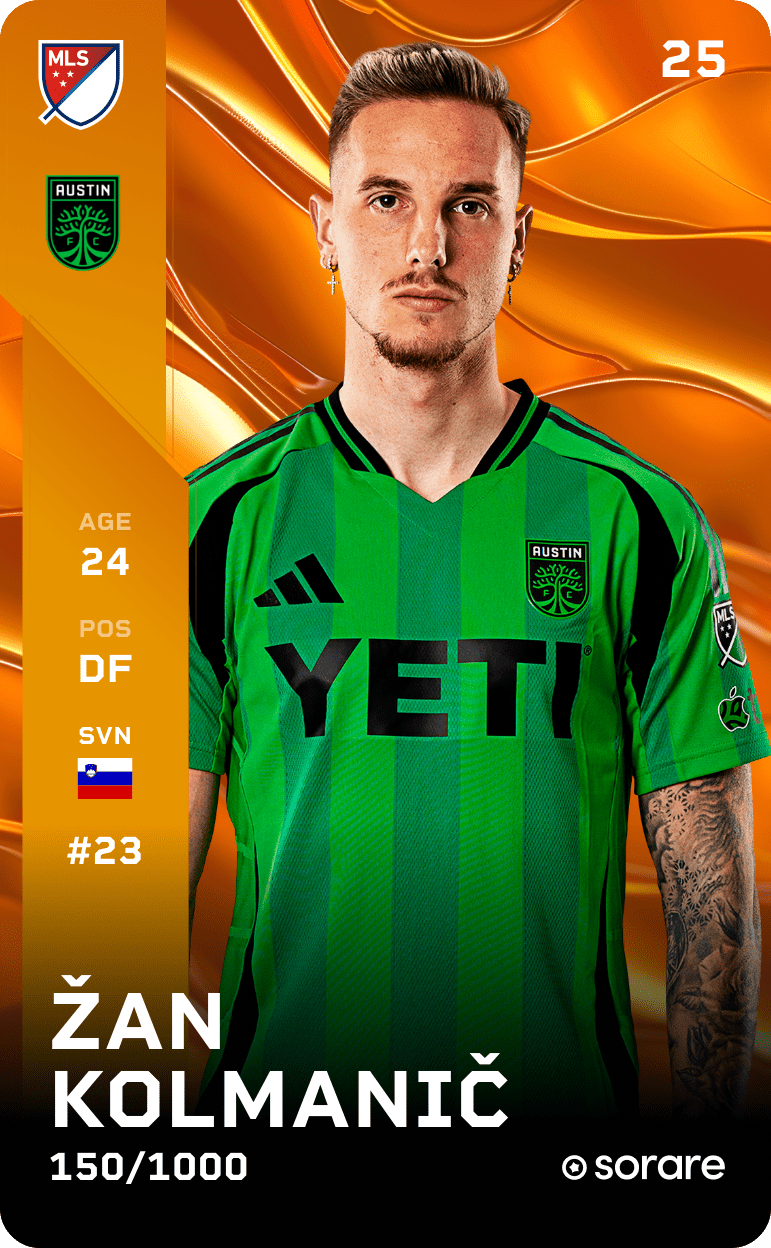 Žan Kolmanič  2025-26 • Limited 150/1000