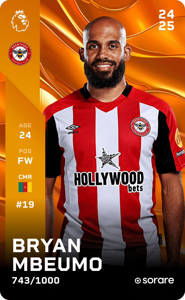 Bryan Mbeumo 2024-25 • Limited 743/1000