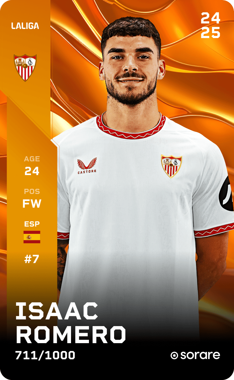 Isaac Romero 2024-25 • Limited 711/1000