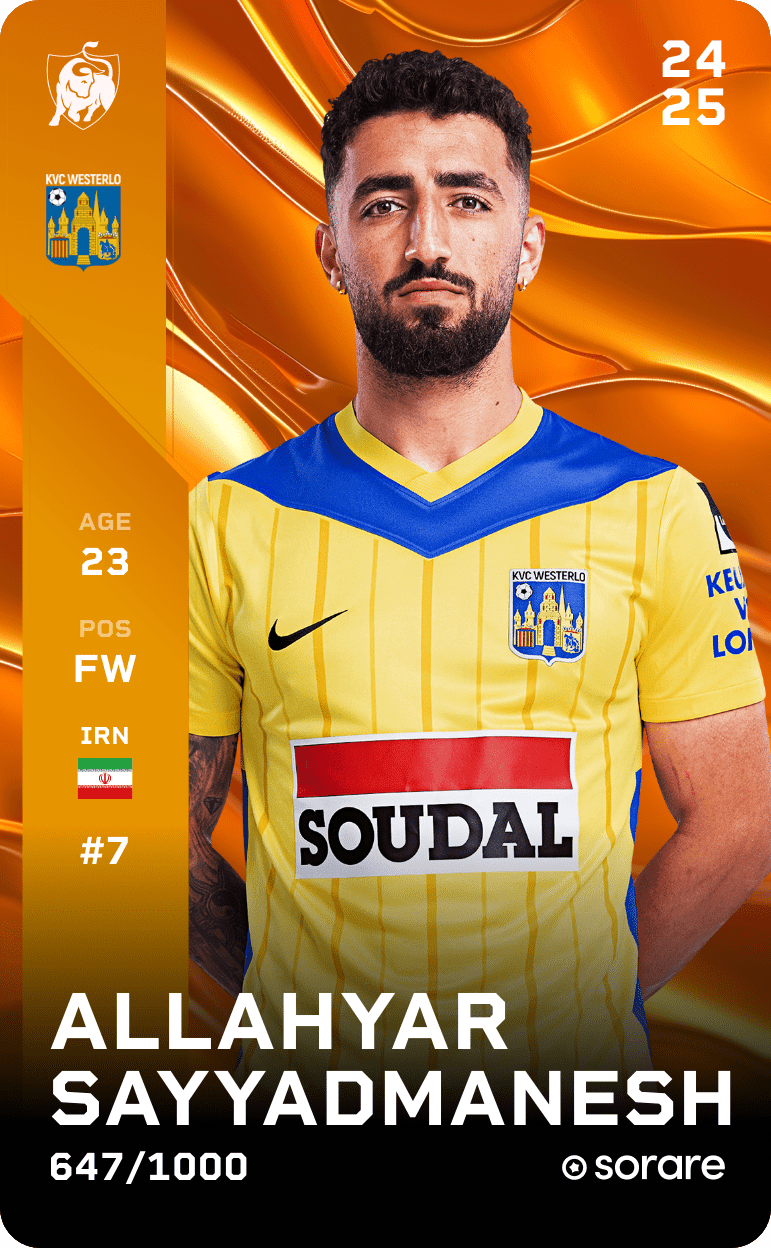 Allahyar Sayyadmanesh 2024-25 • Limited 647/1000