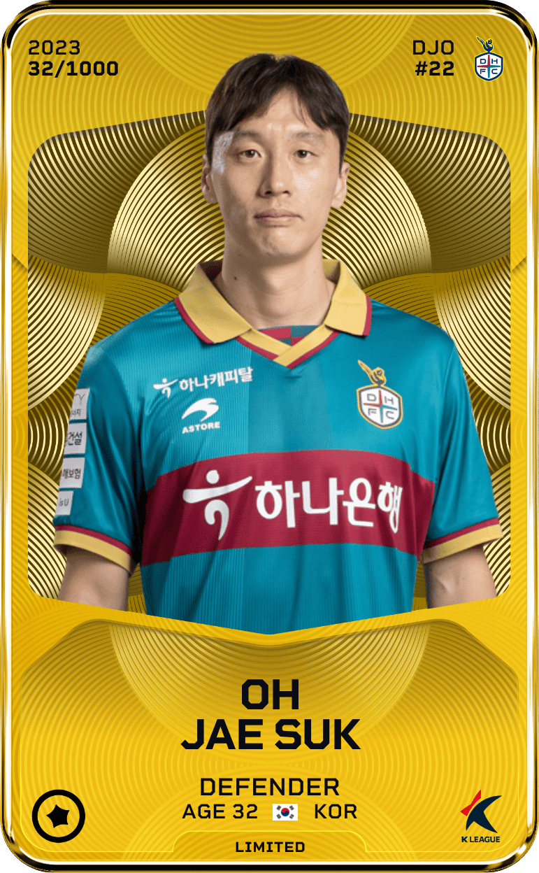 Oh Jae Suk 2023-24 • Limited 32/1000