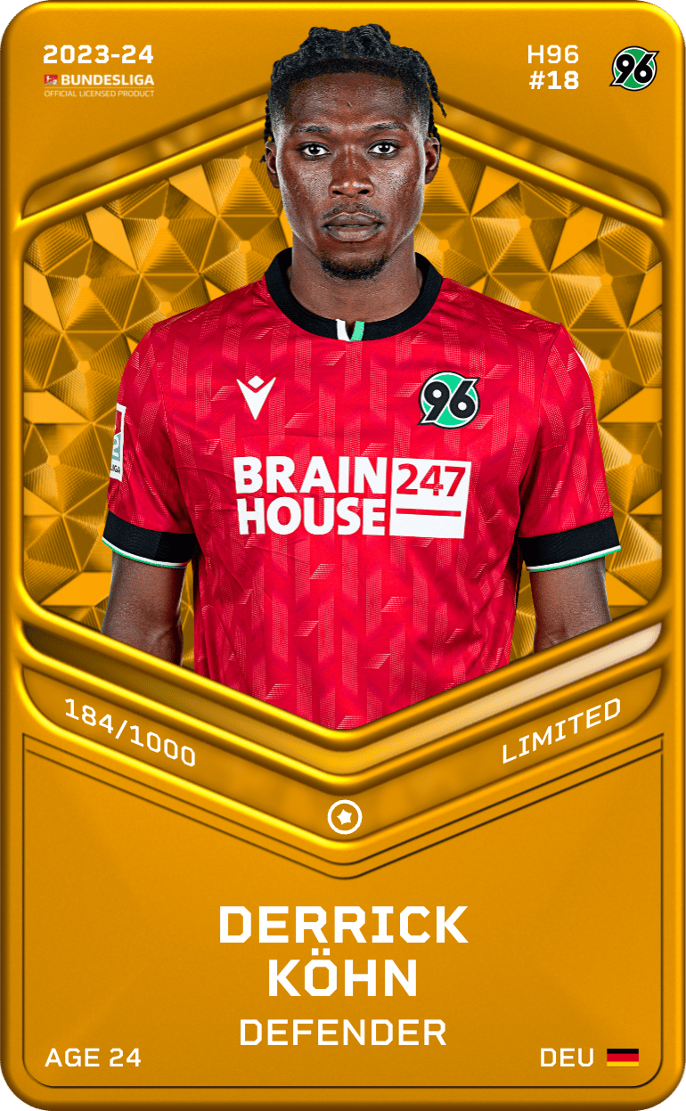 Derrick Köhn 2023-24 • Limited 184/1000