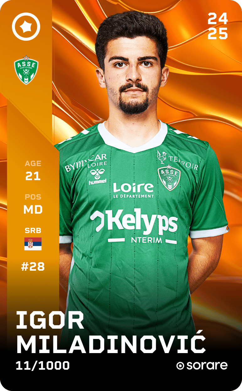 Igor Miladinović 2024-25 • Limited 11/1000