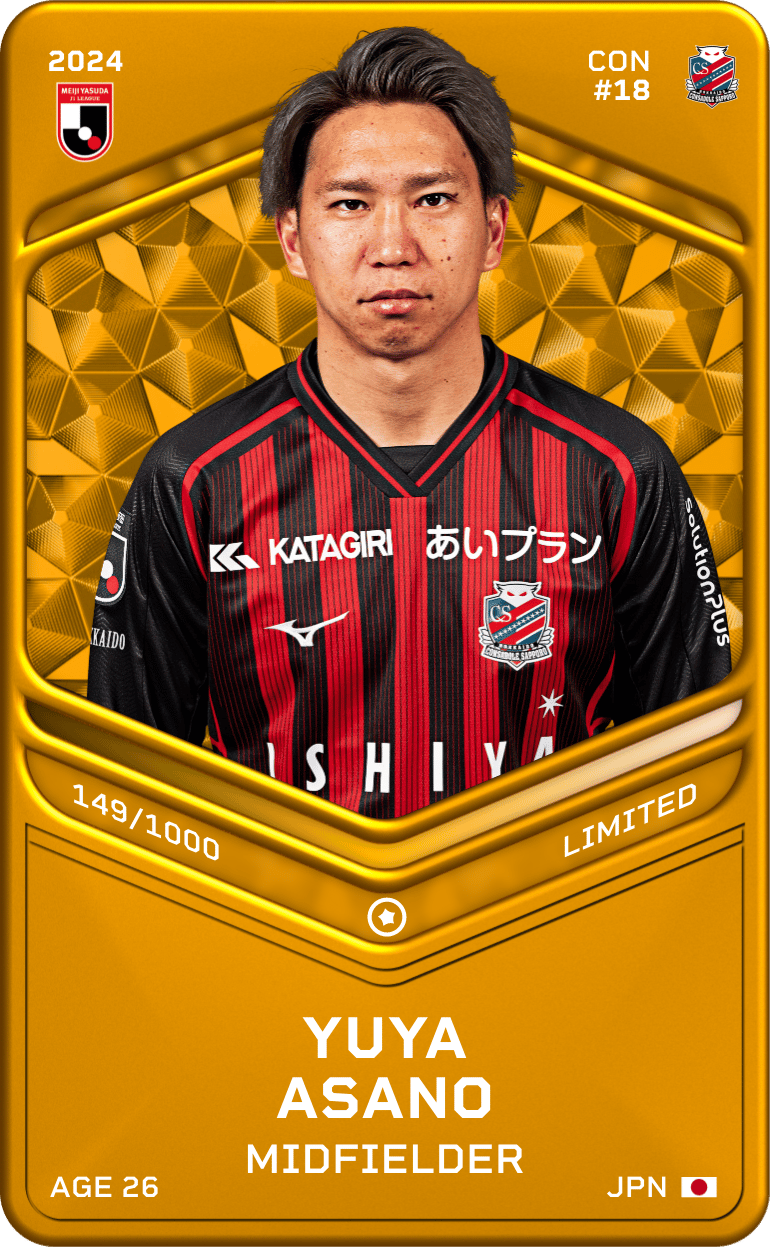 Yuya Asano 2024-25 • Limited 149/1000