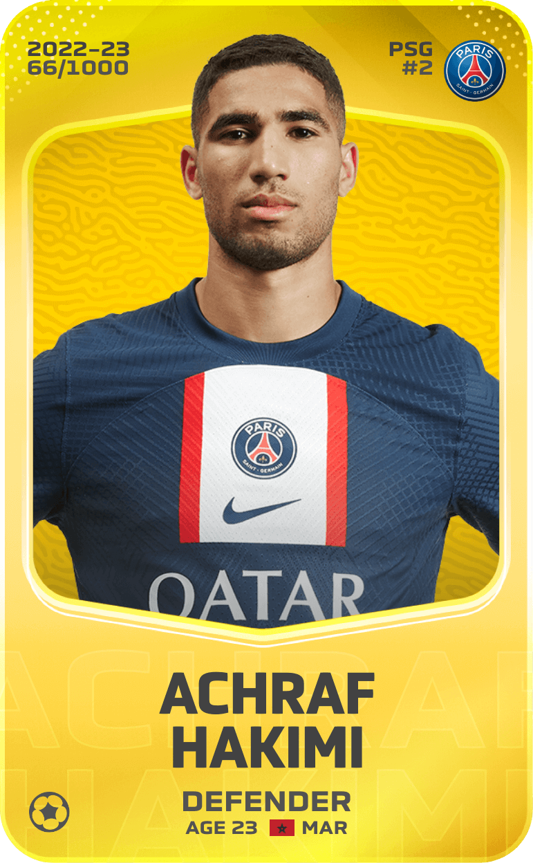 Achraf Hakimi 2022-23 • Limited 66/1000
