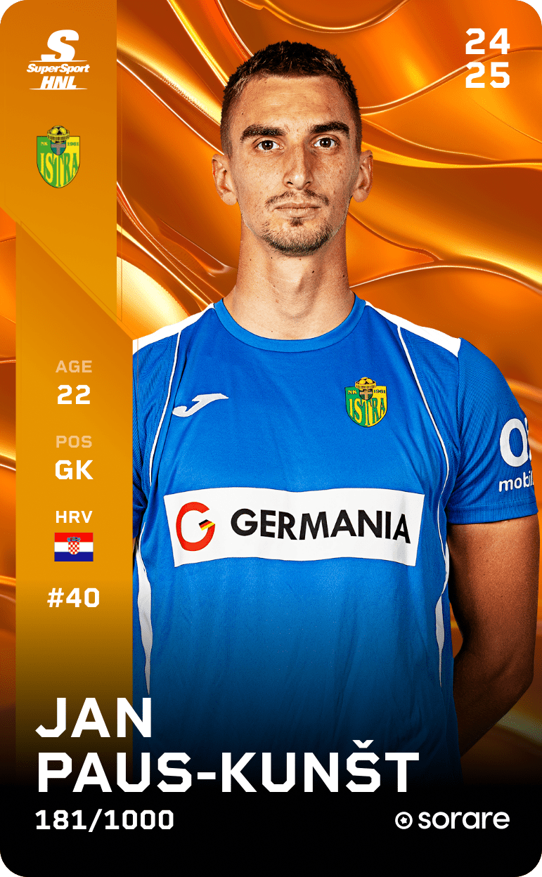 Jan Paus-Kunšt 2024-25 • Limited 181/1000