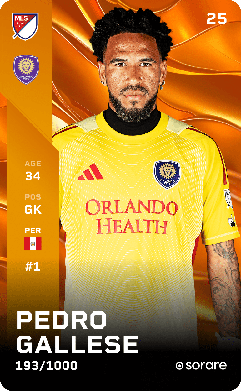 Pedro Gallese 2025-26 • Limited 193/1000