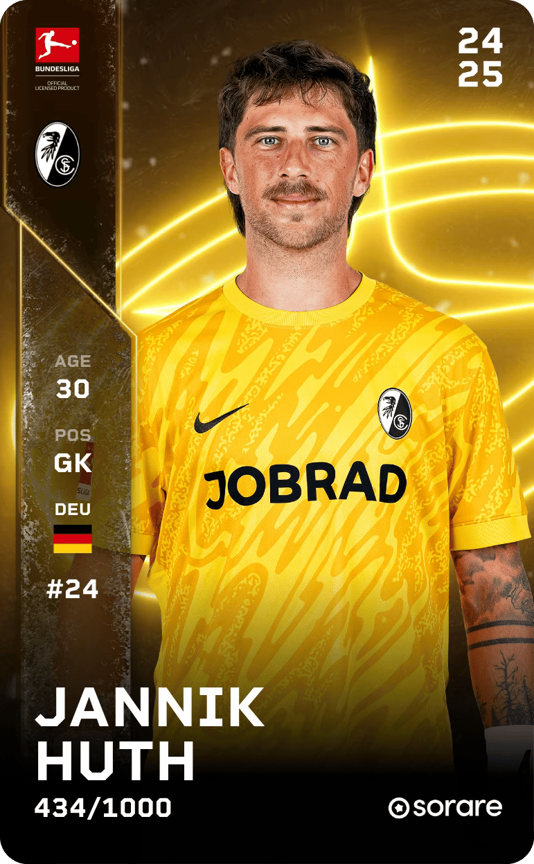 Jannik Huth 2024-25 • Limited 434/1000