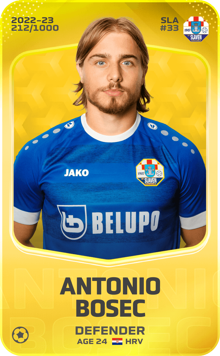 Antonio Bosec 2022-23 • Limited 212/1000