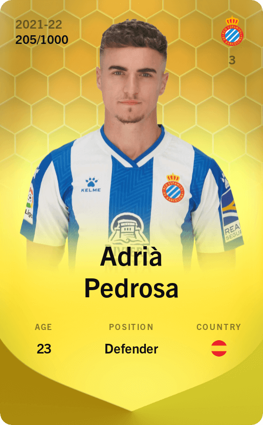 Adrià Pedrosa 2021-22 • Limited 205/1000